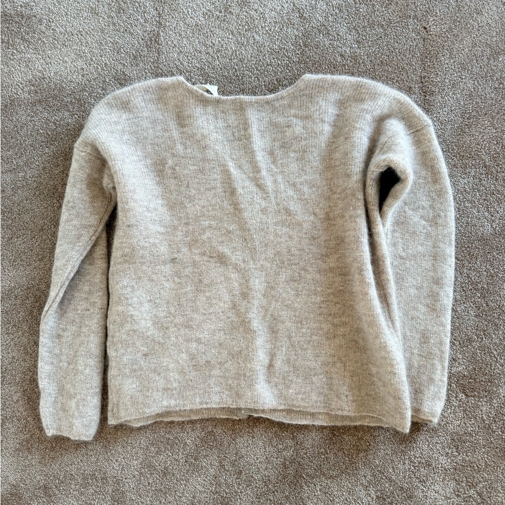 Sezane Barry Cardigan Light Beige - Picture 3 of 6